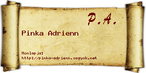 Pinka Adrienn névjegykártya
