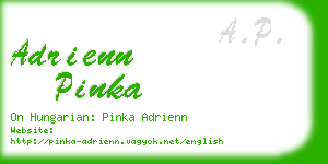 adrienn pinka business card